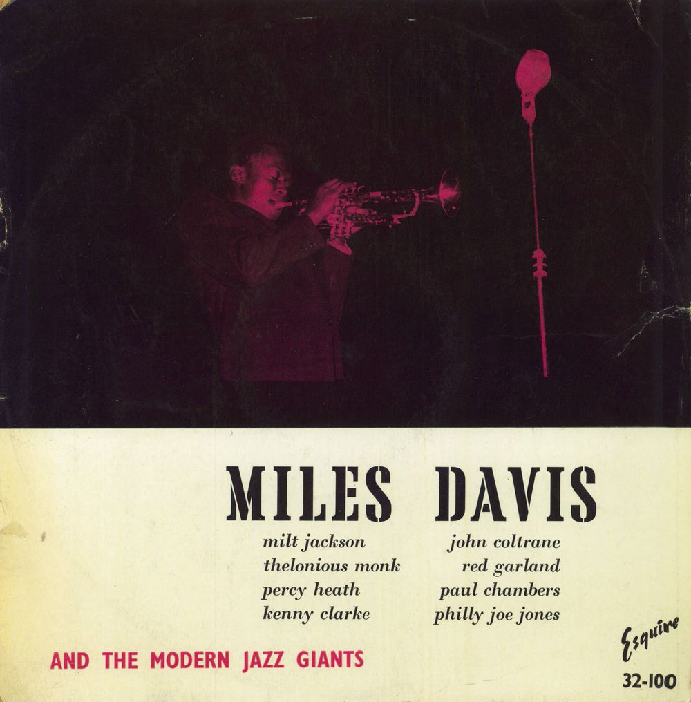 Miles Davis And The Modern Jazz Giants - VG UK vinyl LP album (LP record) 32-100