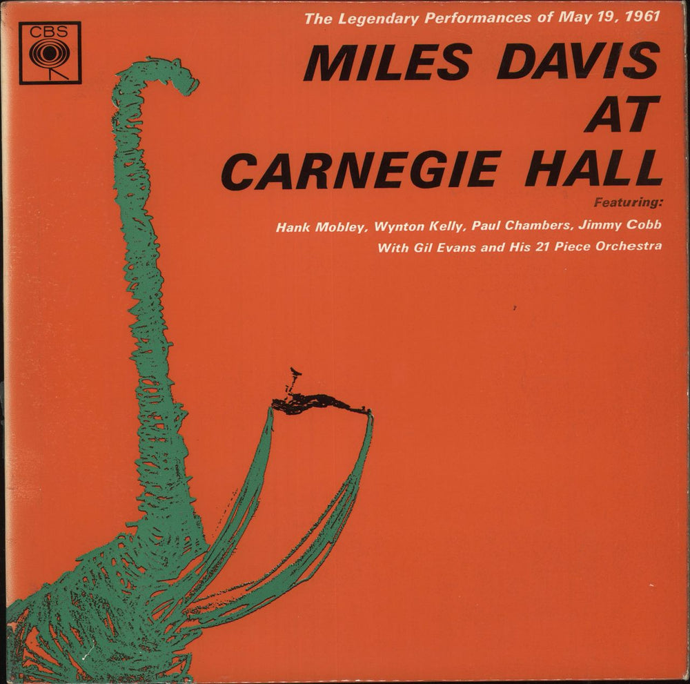 Miles Davis At Carnegie Hall - EX UK vinyl LP album (LP record) BPG62081