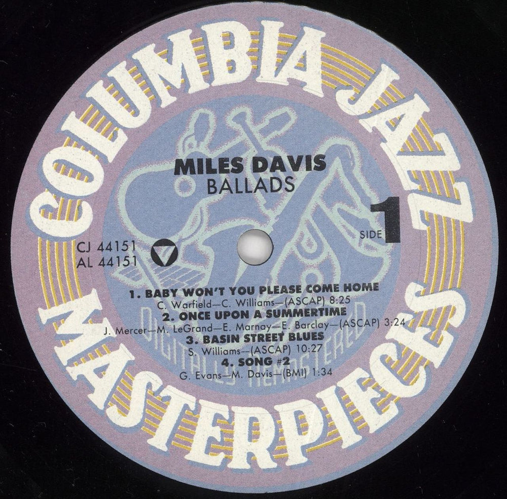 Miles Davis Ballads US vinyl LP album (LP record) MDALPBA593333