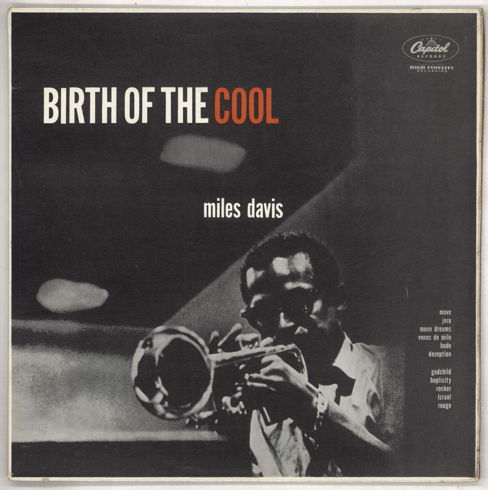 Miles Davis Birth Of The Cool - Rainbow Rim - EX UK vinyl LP album (LP record) T762