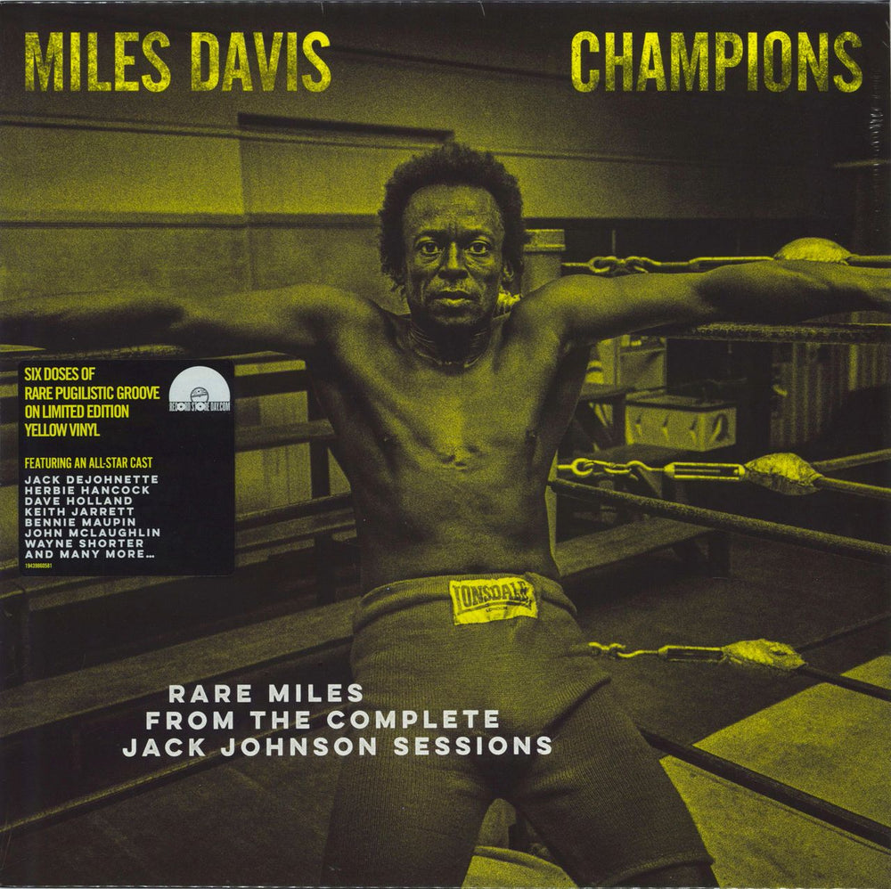 Miles Davis Champions - Yellow Vinyl - RSD 2021 - Sealed UK vinyl LP album (LP record) 19439860581