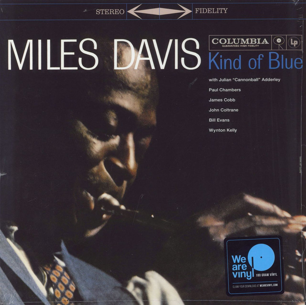 Miles Davis Kind Of Blue - 180 Gram UK vinyl LP album (LP record) 88875111921