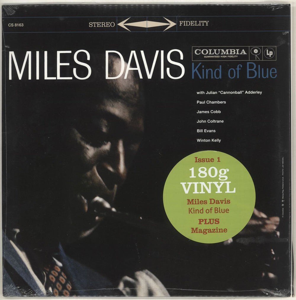 Miles Davis Kind Of Blue -180gram vinyl - sealed UK vinyl LP album (LP record) CS8163