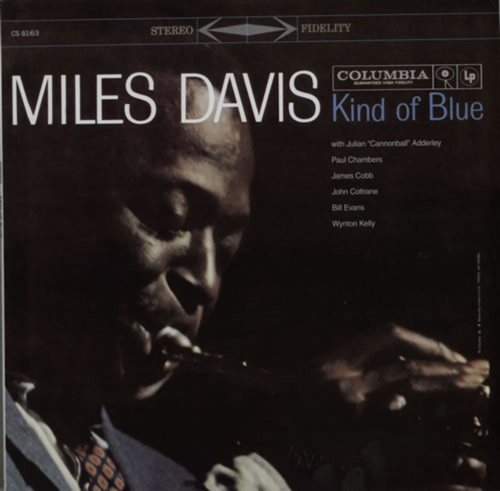 Miles Davis Kind Of Blue - 200gm US vinyl LP album (LP record) CS8163