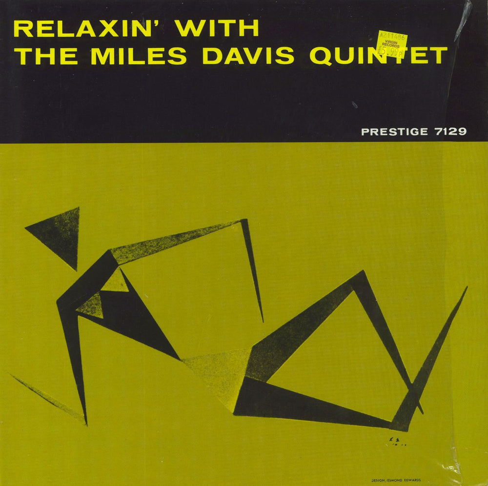 Miles Davis Relaxin' With The Miles Davis Quintet French vinyl LP album (LP record) 68.428