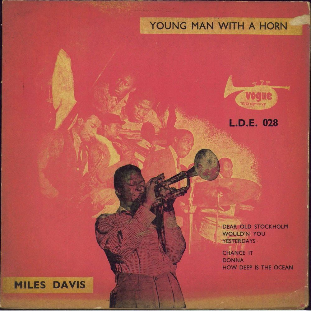 Miles Davis Young Man With A Horn UK 10" vinyl single (10 inch record) LDE028