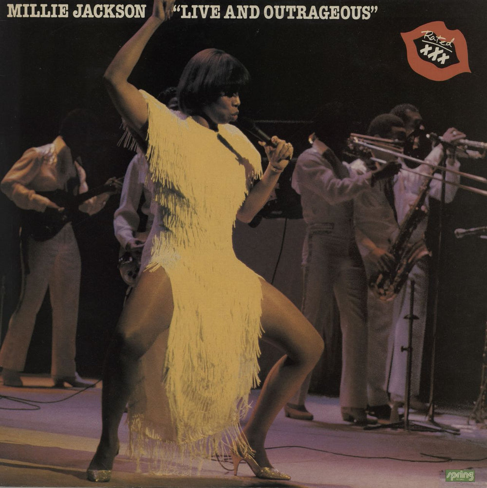 Millie Jackson Live And Outrageous (Rated XXX) UK vinyl LP album (LP record) 2391150