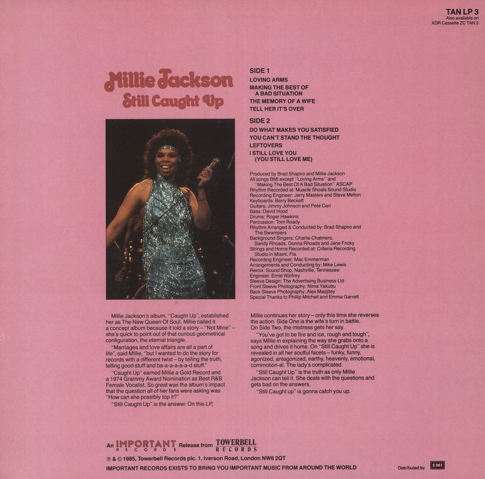 Millie Jackson Still Caught Up UK vinyl LP album (LP record)