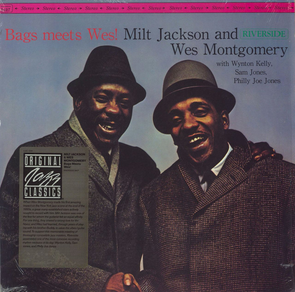 Milt Jackson Bags Meets Wes! - stickered shrink US vinyl LP album (LP record) OJC-234