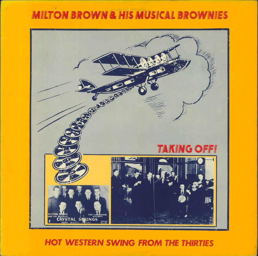 Milton Brown & His Musical Brownies Taking Off! UK vinyl LP album (LP record) STR804