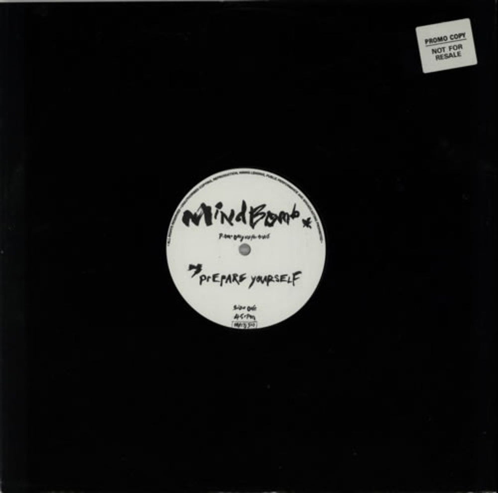 Mind Bomb Prepare Yourself UK Promo 12" vinyl single (12 inch record / Maxi-single) MERDJ330