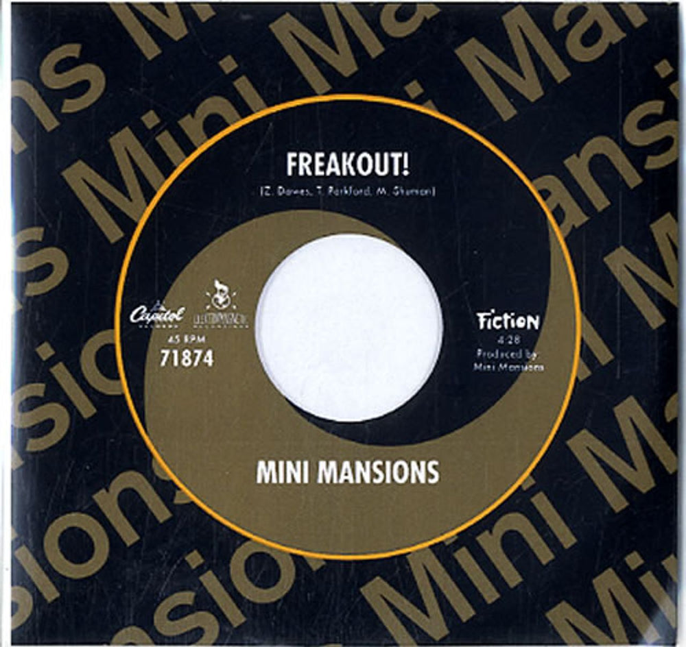 Mini Mansions Freakout! UK Promo CD-R acetate MANSIONS3