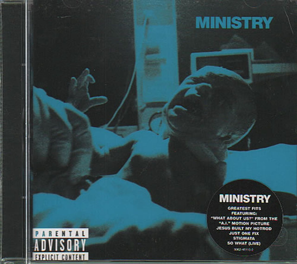 Ministry Greatest Fits UK CD album (CDLP) 9362-48115-2