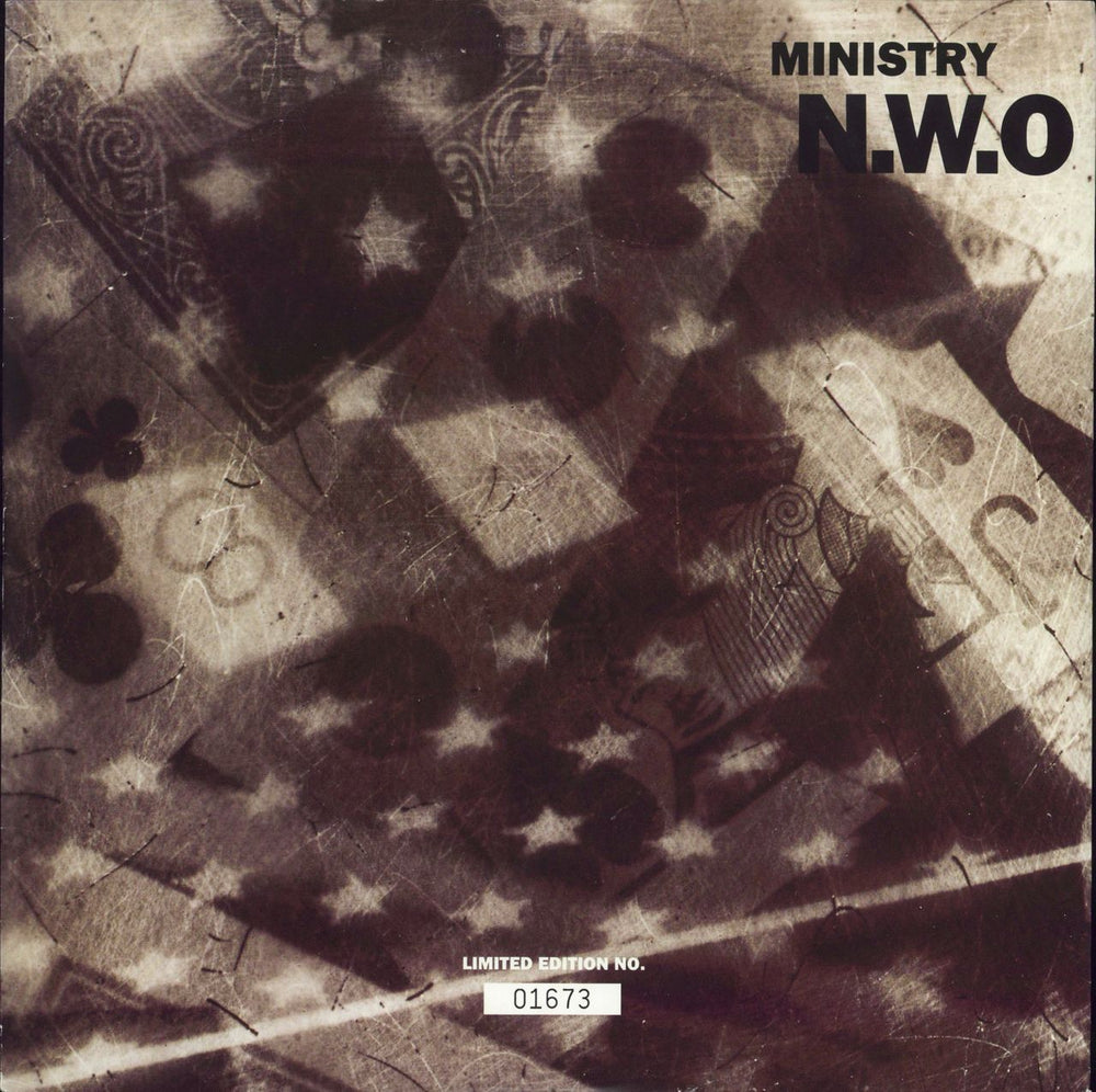 Ministry N.W.O UK 10" vinyl single (10 inch record) W0125TE