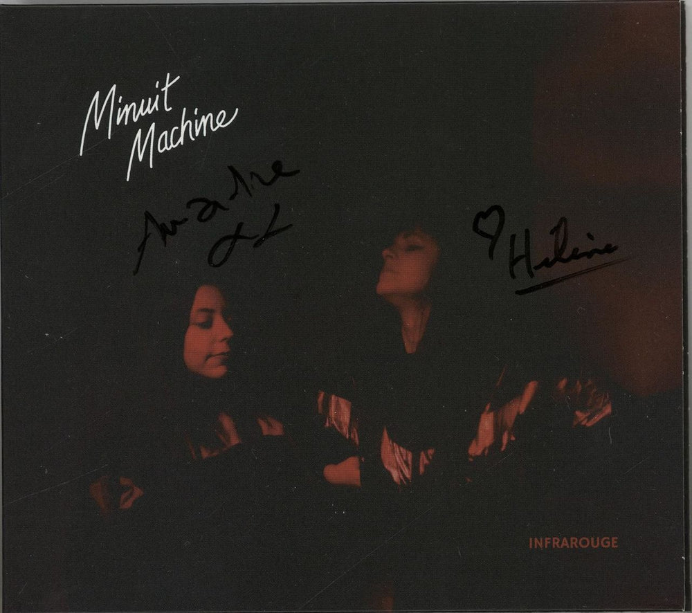 Minuit Machine Infraroughe - Autographed French CD album (CDLP) SR013