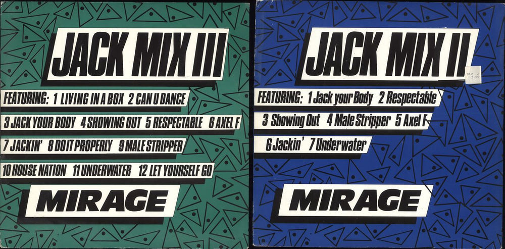 Mirage Jack Mix II & III UK 12" vinyl single (12 inch record / Maxi-single) DEBTX3022/DEBTR3022