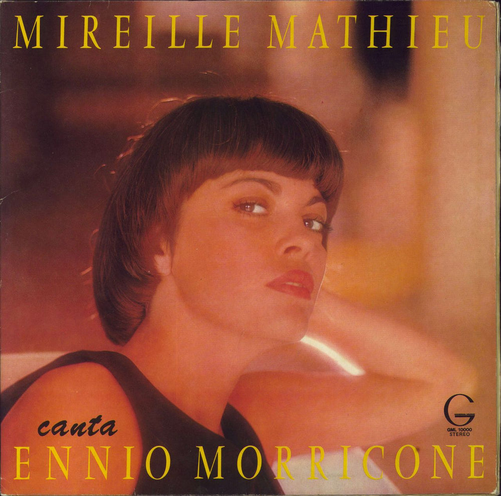 Mireille Mathieu Mireille Mathieu Canta Ennio Morricone Italian vinyl LP album (LP record) GML10000