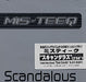 Mis-Teeq Scandalous Japanese Promo CD single (CD5 / 5") CDS-1498