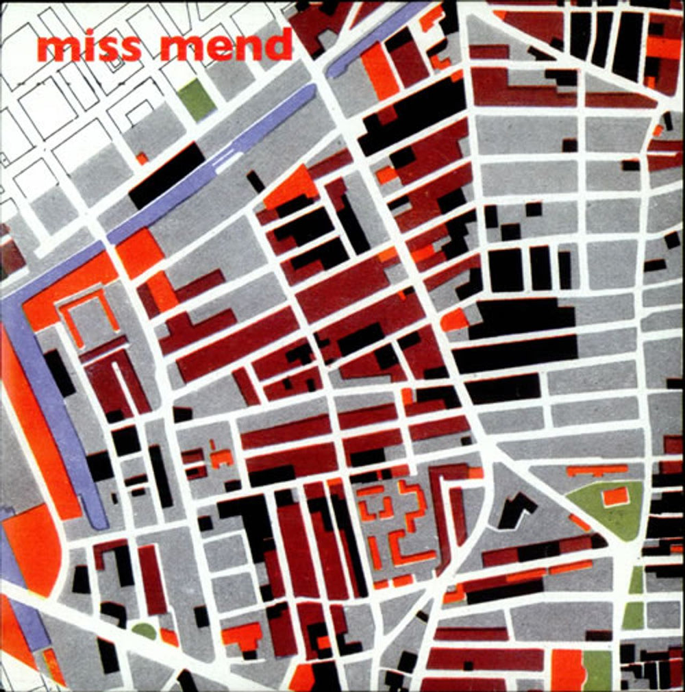 Miss Mend Living City Plan UK 7" vinyl single (7 inch record / 45) PIAO!016