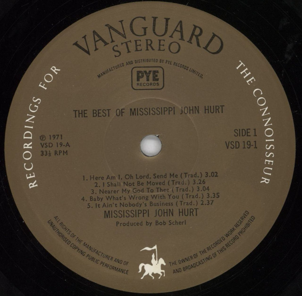 Mississippi John Hurt The Best Of Mississippi John Hurt UK 2-LP vinyl record set (Double LP Album) ME12LTH818361