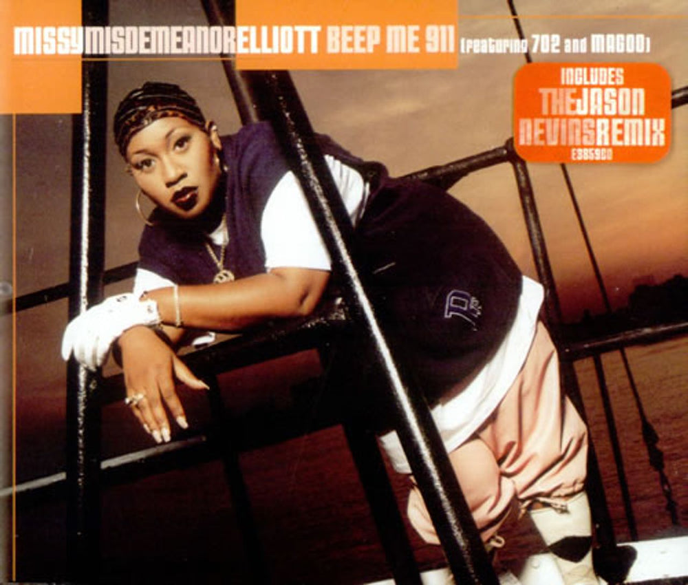 Missy Misdemeanor Elliott Beep Me 911 German CD single (CD5 / 5") E3859CD