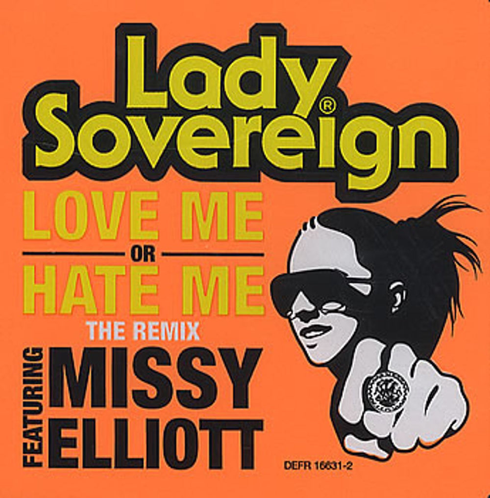 Missy Misdemeanor Elliott Love Me Or Hate Me - The Remix US Promo CD single (CD5 / 5") DEFR16631-2