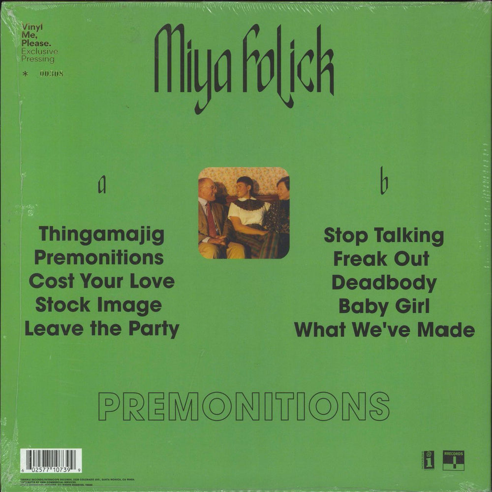 Miya Folick Premonitions - Gold Vinyl US vinyl LP album (LP record) 602577107399