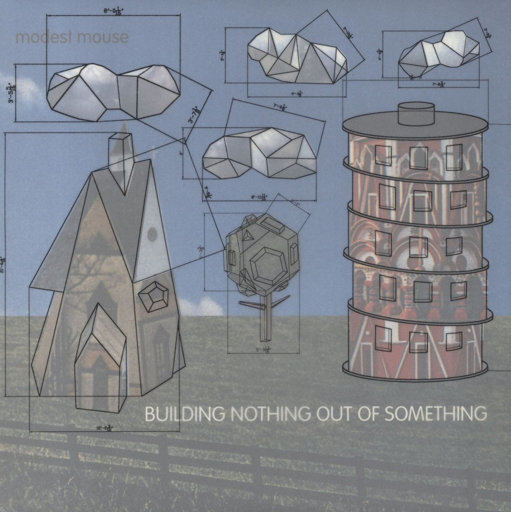 Modest Mouse Building Nothing Out of Something - Red Vinyl US vinyl LP album (LP record) GPLP010