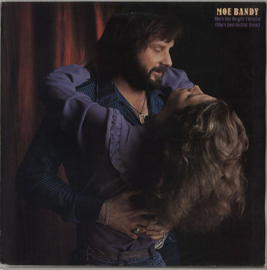 Moe Bandy She's Not Really Cheatin' (She's Just Gettin' Even) UK vinyl LP album (LP record) 85868