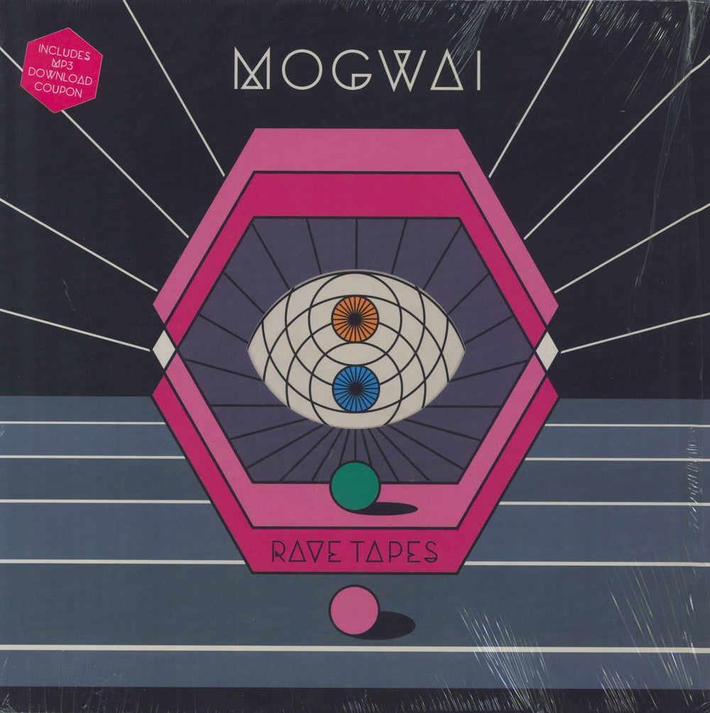 Mogwai Rave Tapes + Bonus 7" UK vinyl LP album (LP record) ROCKACT80LP