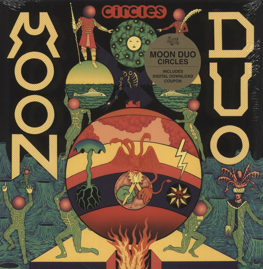 Moon Duo Circles UK vinyl LP album (LP record) SOU034LP