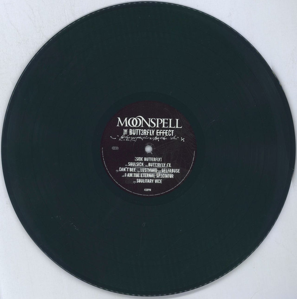 Moonspell The Butt3rfly Effect - Green vinyl + 7" German vinyl LP album (LP record) MP1LPTH820242