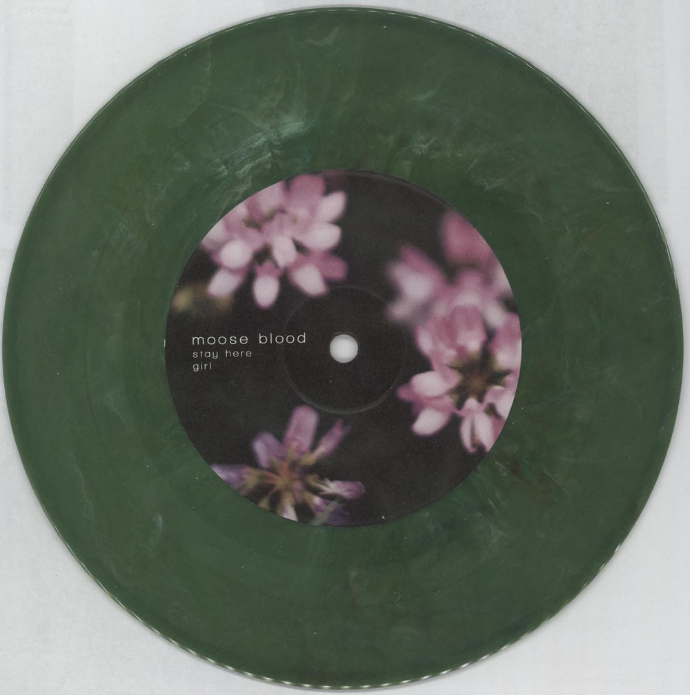 Moose Blood Split - Opaque Green Vinyl US 7" vinyl single (7 inch record / 45) 19R07SP756060