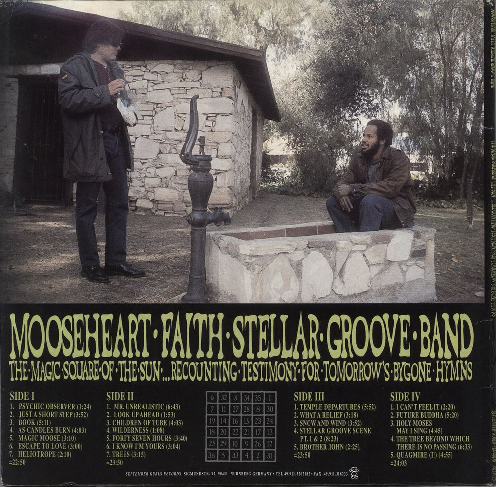 Mooseheart Faith Stellar Groove Band The Magic Square Of The Sun German 2-LP vinyl record set (Double LP Album)