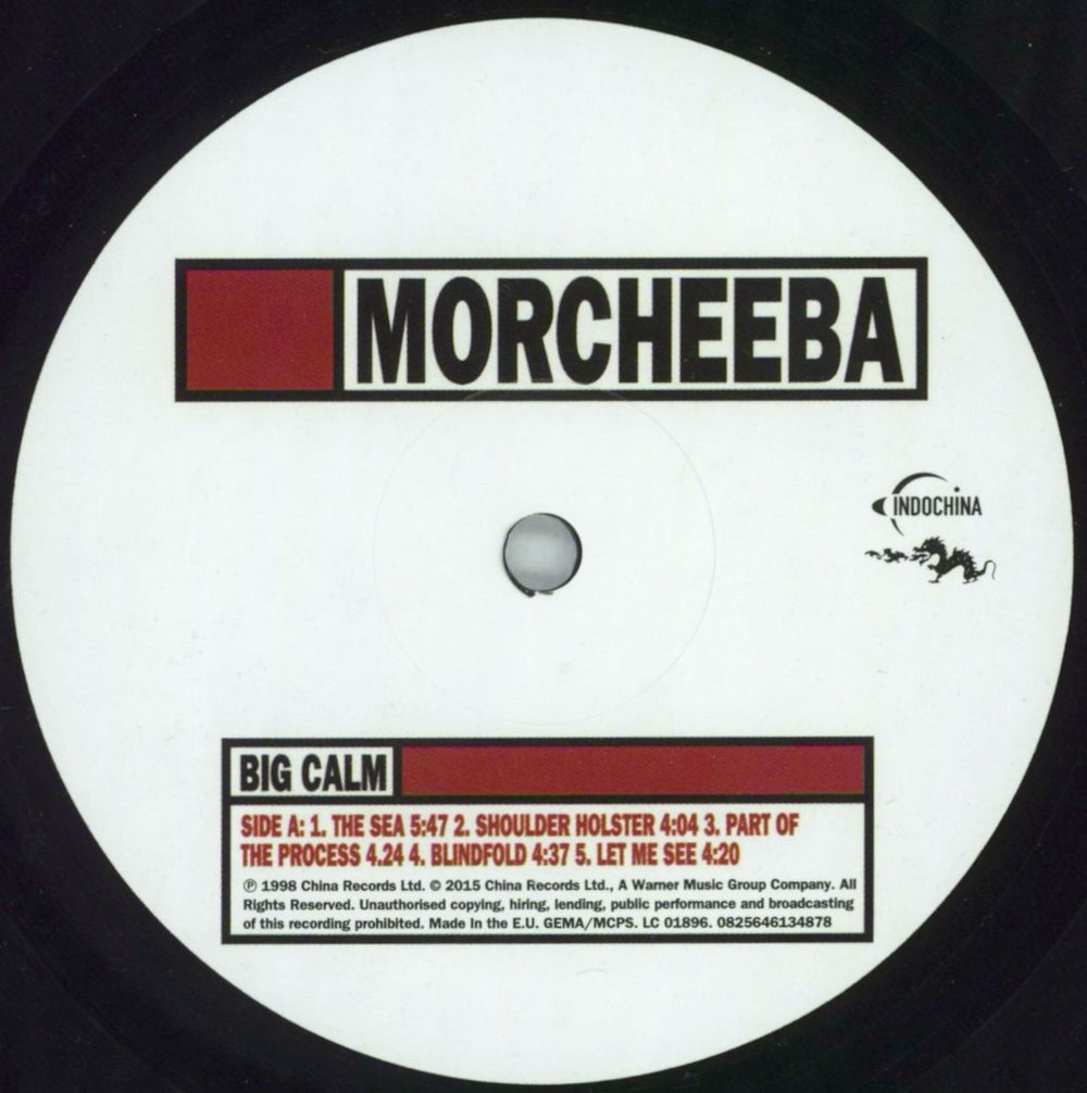 Morcheeba Big Calm - 180gm UK vinyl LP album (LP record) HEELPBI816850