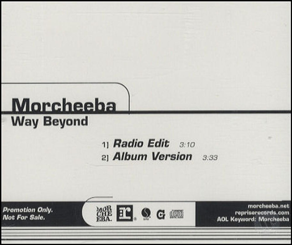 Morcheeba Way Beyond US Promo CD single (CD5 / 5") PRO-CDR-100981