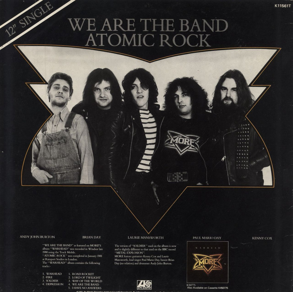 More We Are The Band UK 12" vinyl single (12 inch record / Maxi-single)