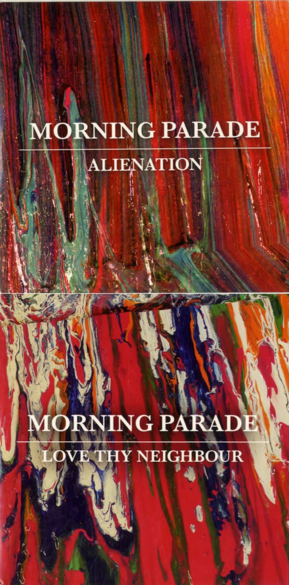 Morning Parade Pure Adulterated Joy / Alienation / Love Thy Neighbour UK Promo 3-CD album set (Triple CD) N2T3CPU614535