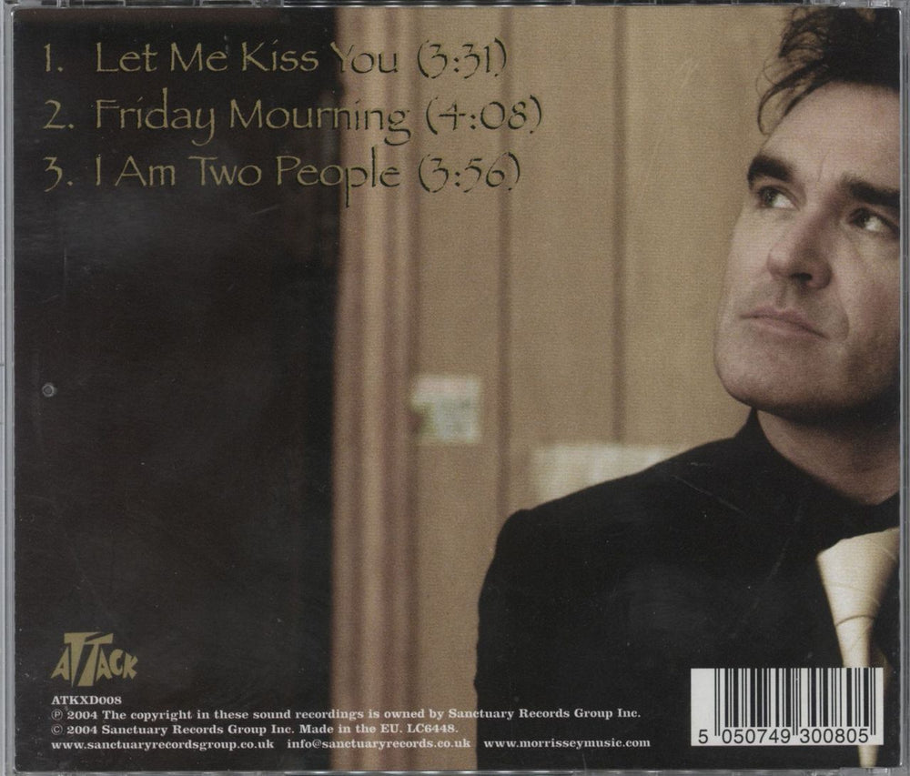 Morrissey Let Me Kiss You UK CD single (CD5 / 5") 5050749300805