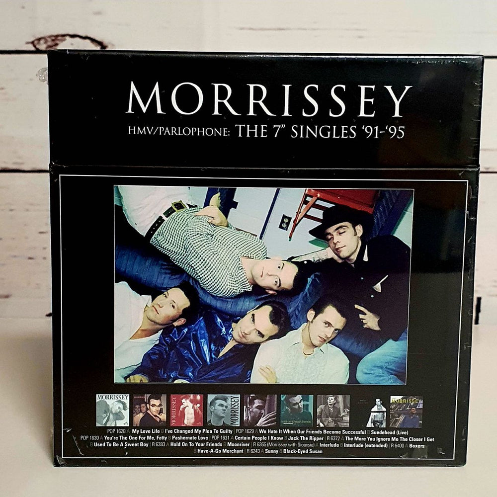 Morrissey The 7" Singles '91-'95 - HMV/Parlophone - Sealed UK 7" single box set 5099996800775