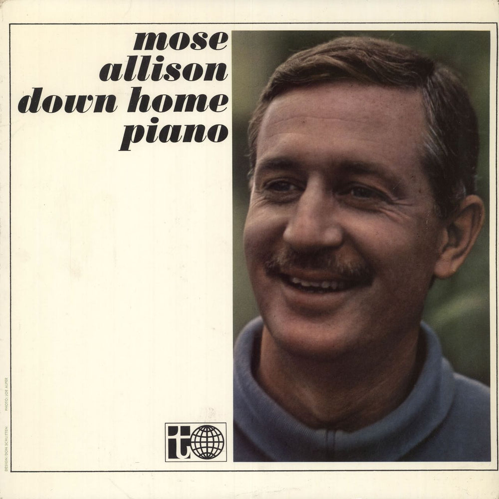 Mose Allison Down Home Piano UK vinyl LP album (LP record) PR7423