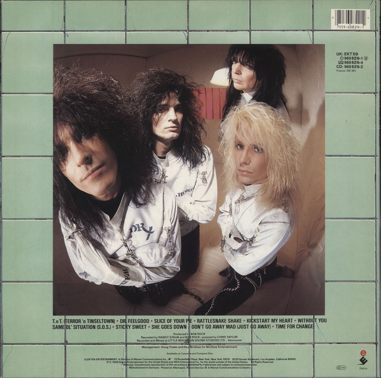 Motley Crue Dr Feelgood - hype stickered UK Vinyl LP — RareVinyl.com