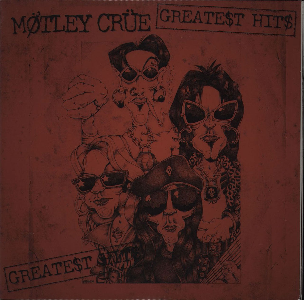 Motley Crue Greate$t Hit$ [Greatest Hits] - 180gm Vinyl US 2-LP vinyl record set (Double LP Album) ESM/MR381