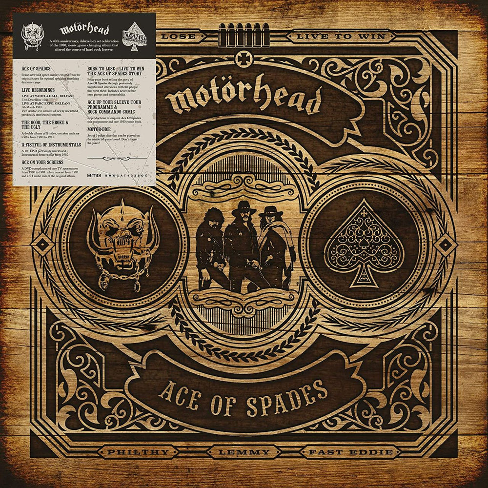 Motorhead Ace Of Spades: Deluxe Edition - Sealed UK Vinyl Box Set BMGCAT432BOX