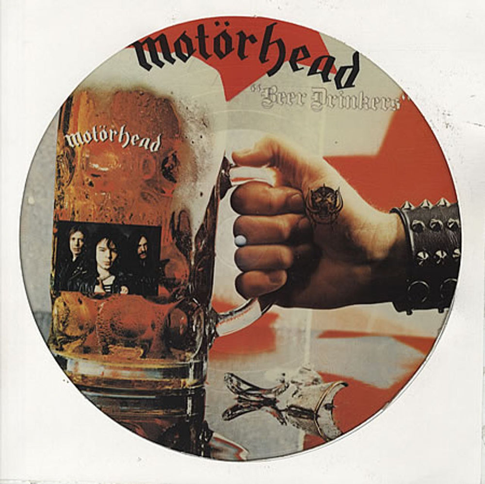 Motorhead Beer Drinkers French picture disc LP (vinyl picture disc album) PD120174