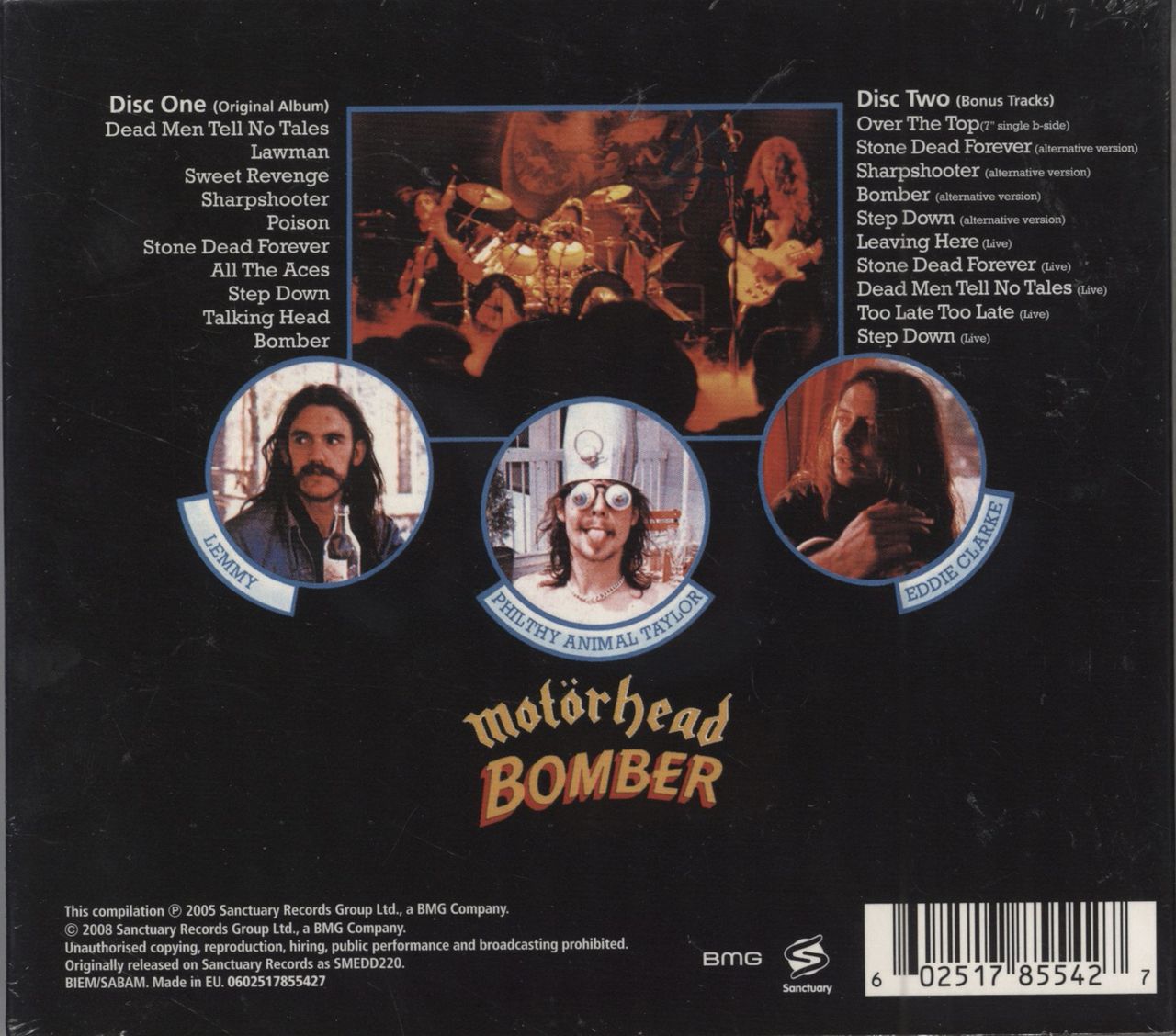 Motorhead Bomber - Deluxe Edition UK 2-CD album set — RareVinyl.com