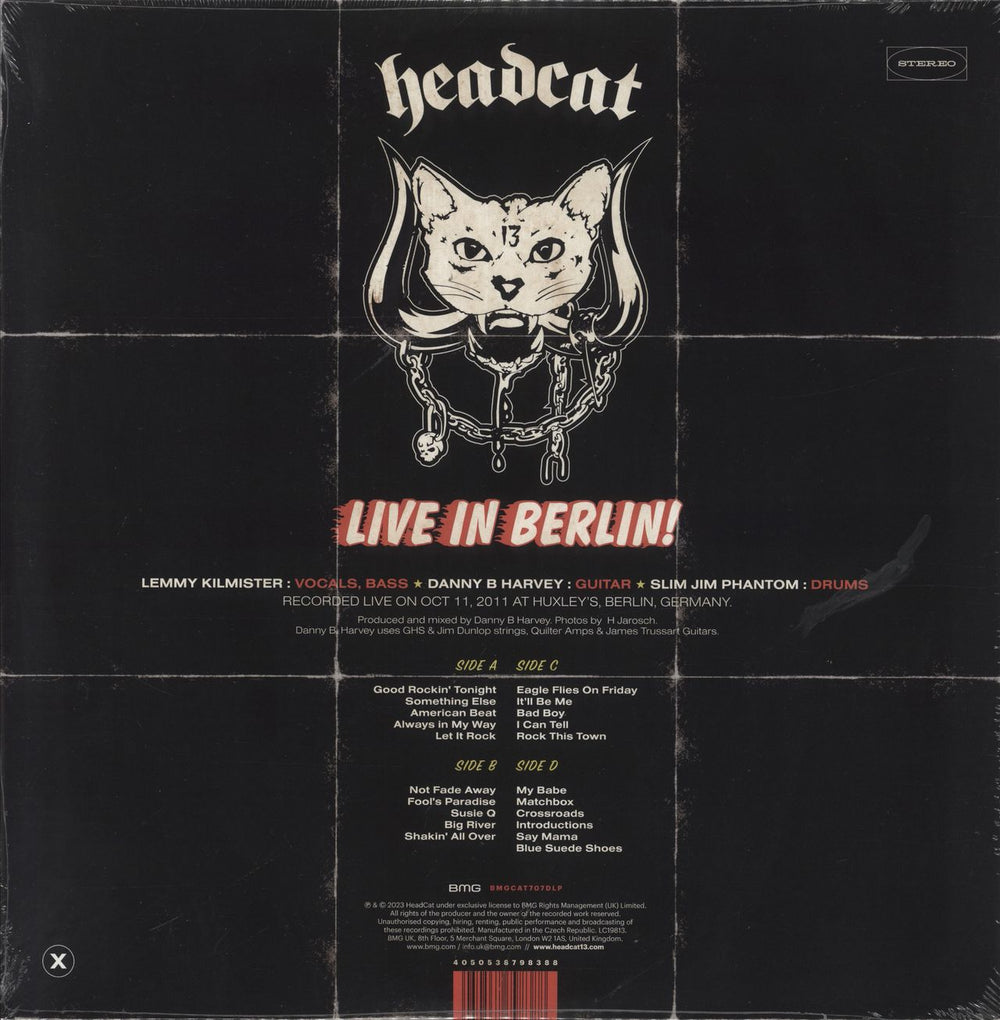 Motorhead Live In Berlin! - Sealed - Red Vinyl UK 2-LP vinyl record set (Double LP Album) 4050538798388