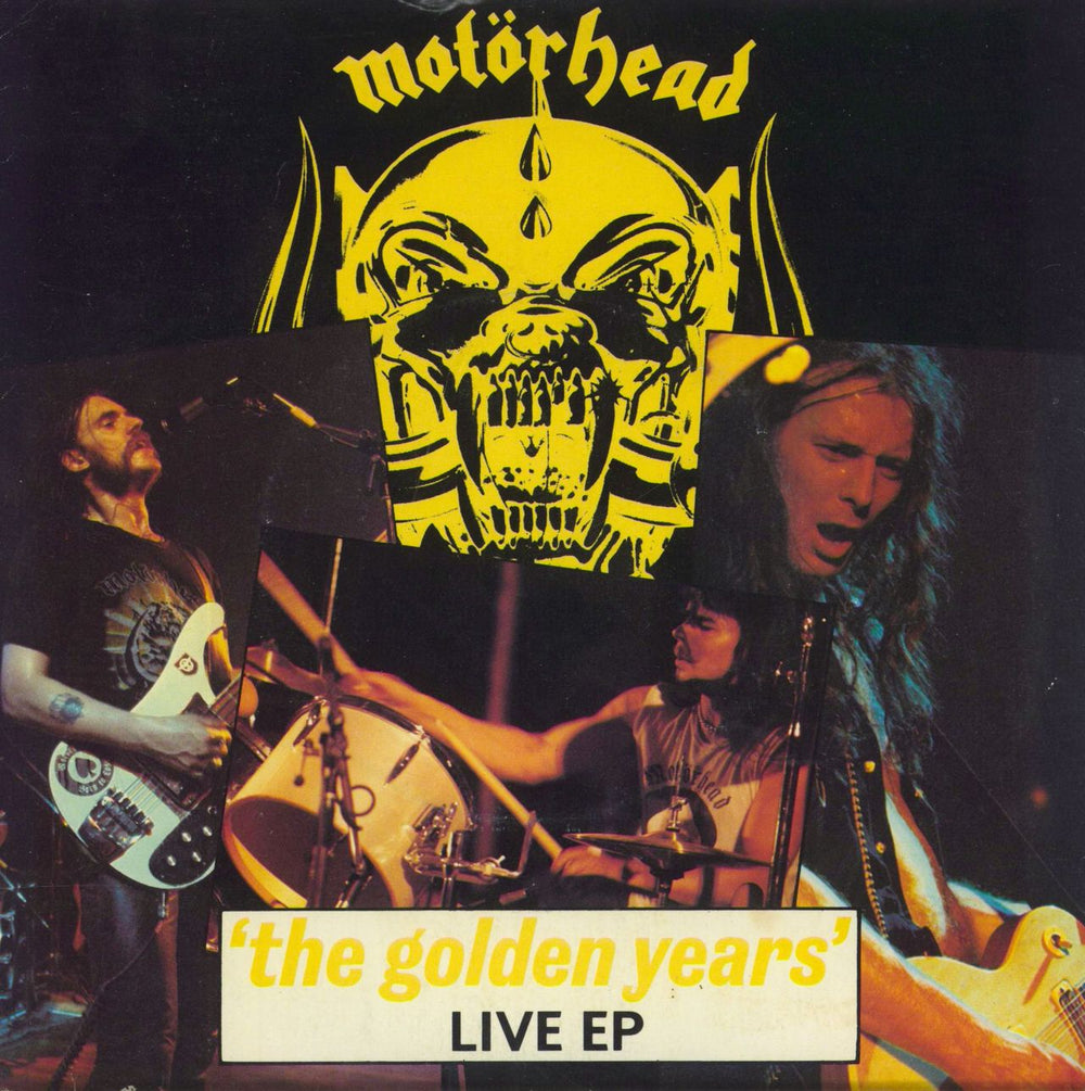 Motorhead The Golden Years Live EP + Sleeve UK 7" vinyl single (7 inch record / 45) BRO92