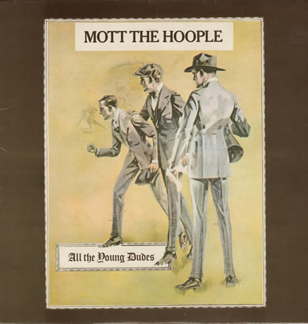 Mott The Hoople All The Young Dudes - 1st + Inner - EX UK vinyl LP album (LP record) 65184