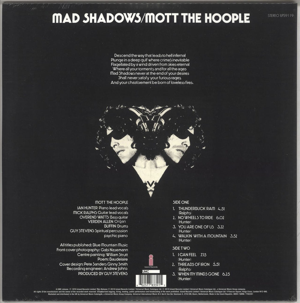 Mott The Hoople Mad Shadows - 180gm - Sealed UK vinyl LP album (LP record) 602577833915